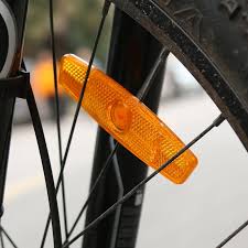 Réflecteur vélo orange